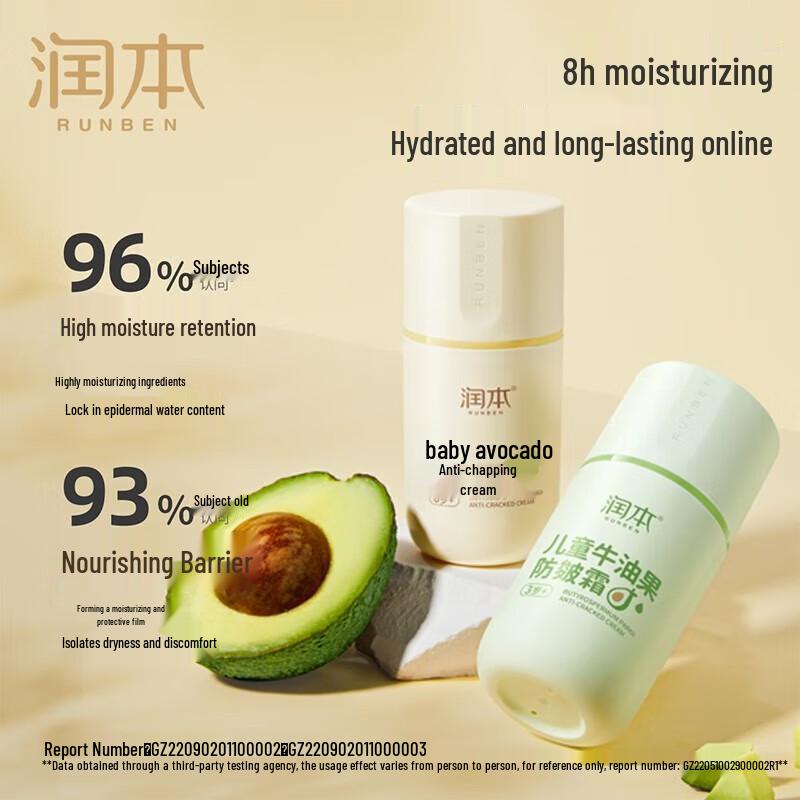 Runben Авокадо Крем против трещин и увлажняющий (2-Pack)
Runben Авокадо Крем против трещин и увлажняющий (2-Pack)