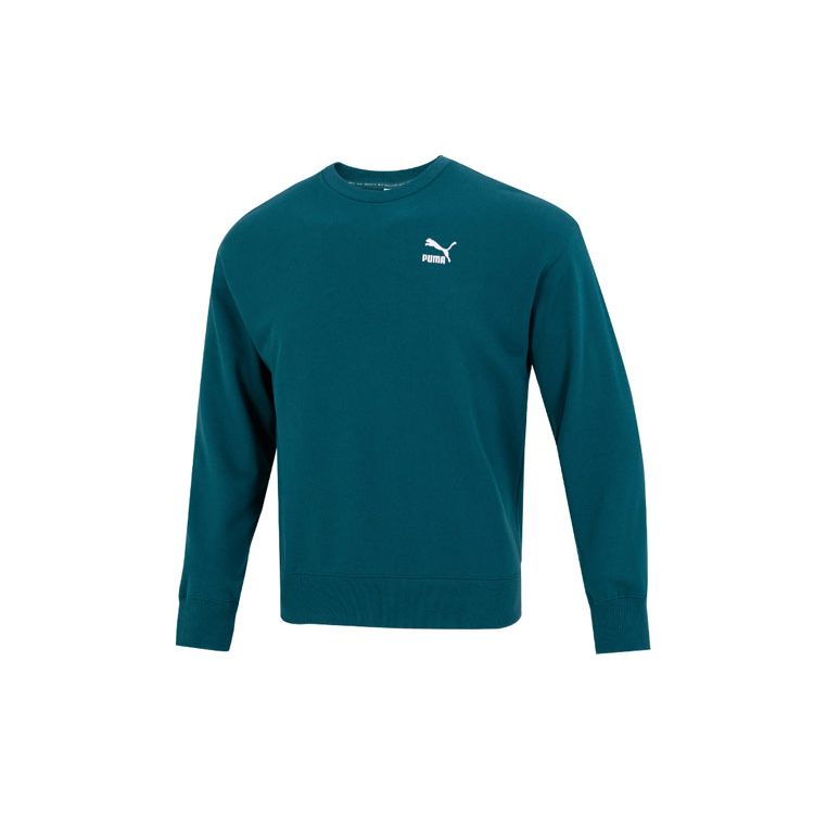 Пуловер с круглым вырезом и принтом логотипа PUMA, мужские топы, зеленый павлин 537662-24 2XL
Пуловер с круглым вырезом и принтом логотипа PUMA, мужские топы, зеленый павлин 537662-24 2XL