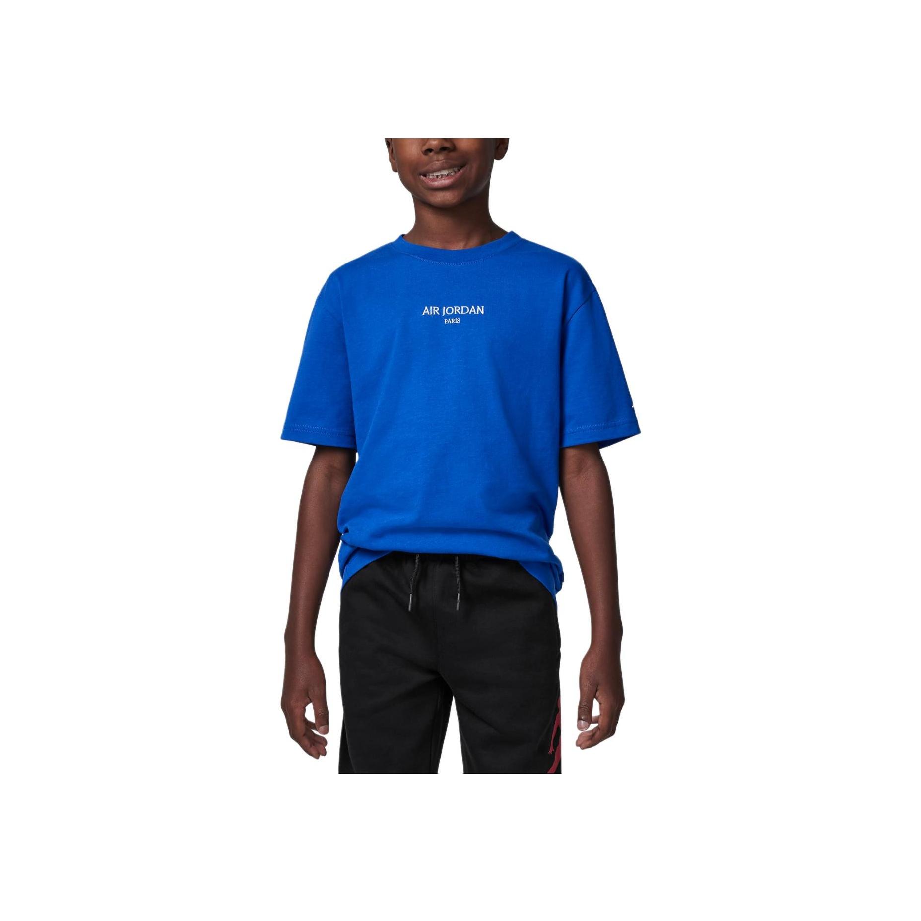 Jordan Air Paris Letter Print Crew Neck Short Sleeve T-Shirt Kids Tops Royal Game HQ7113-480 L
Jordan Air Paris Letter Print Crew Neck Short Sleeve T-Shirt Kids Tops Royal Game HQ7113-480 L