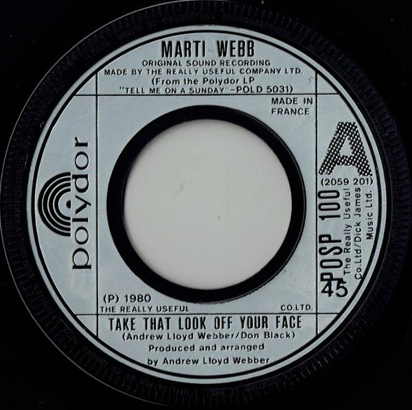 7inch Record MARTI WEBB - Take That Look Off Your Face POSP100 Polydor 1980 UK Dance & Electronica Used
7inch Record MARTI WEBB - Take That Look Off Your Face POSP100 Polydor 1980 UK Dance & Electronica Used