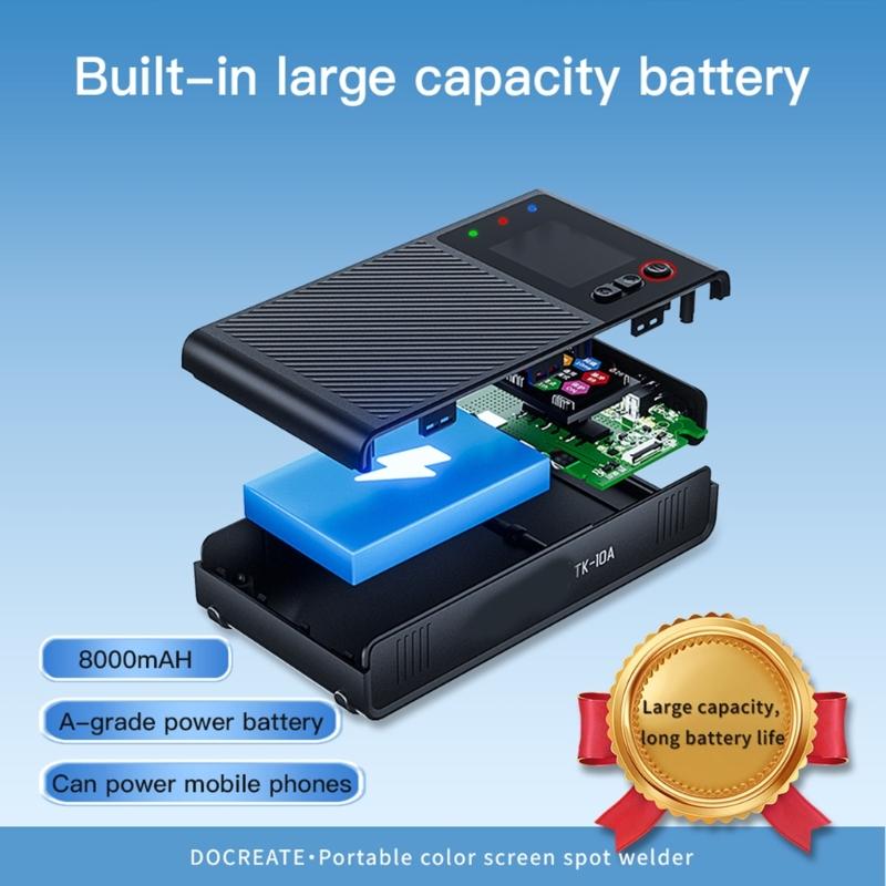 W89C Handheld Spots Welder 18650 Lithium Battery Sheet Small Household Portable Butt Welding Machine China Mainland
W89C Handheld Spots Welder 18650 Lithium Battery Sheet Small Household Portable Butt Welding Machine China Mainland