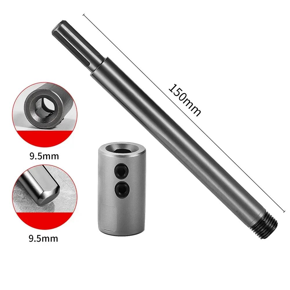 Electric drill extension rod compatible with For triangular shank bits equipped with lever adapter and double locking mechanism
Electric drill extension rod compatible with For triangular shank bits equipped with lever adapter and double locking mechanism