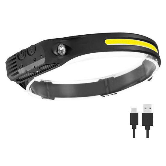 Multi-function Headlight with Motion Sensor Waterproof USB Rechargeable Hands-free Outdoor 5 Modes Adjustable Camping Night A
Multi-function Headlight with Motion Sensor Waterproof USB Rechargeable Hands-free Outdoor 5 Modes Adjustable Camping Night A