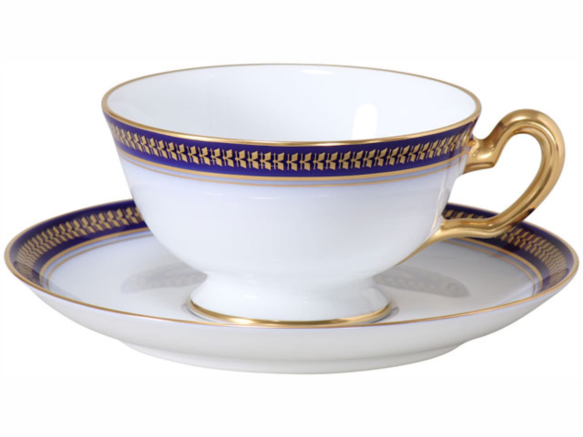 Okura Art Pottery Gold Wing (Ruri) Cup & Saucer, Coffee/Tea, Approx. 195cc, Made in Japan, 6c/9341
Okura Art Pottery Gold Wing (Ruri) Cup & Saucer, Coffee/Tea, Approx. 195cc, Made in Japan, 6c/9341