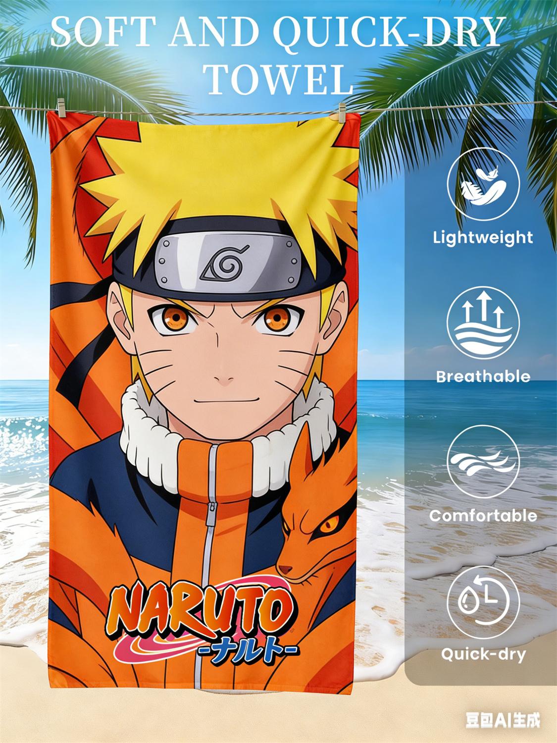 Naruto Beach Towel, Anime Fan Favorite Character Print Quick-Dry Towel for Beach, Pool, Vacation and Anime Enthusiasts W30*H60(CM)
Naruto Beach Towel, Anime Fan Favorite Character Print Quick-Dry Towel for Beach, Pool, Vacation and Anime Enthusiasts W30*H60(CM)