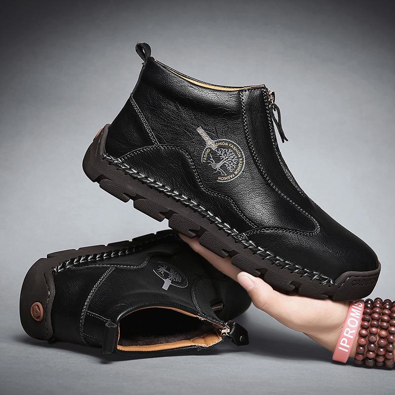 Men S High-Top Cotton Outdoor Martin Boots Leather Handmade Thermal Shoes 48 чорний
Men S High-Top Cotton Outdoor Martin Boots Leather Handmade Thermal Shoes 48 чорний