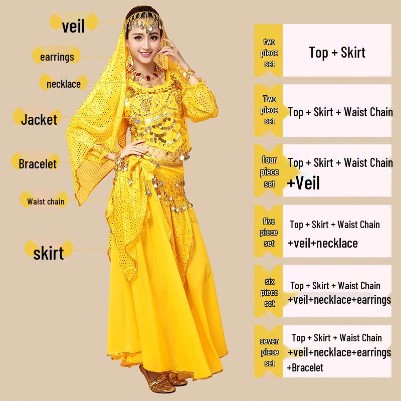 Huayu Women s Ethnic Performance Set: Indian, Xinjiang, and Belly Dance Costume. Two-piece Set жёлтый
Huayu Women s Ethnic Performance Set: Indian, Xinjiang, and Belly Dance Costume. Two-piece Set жёлтый