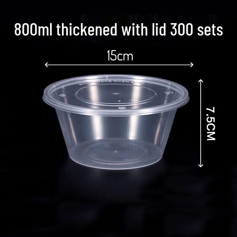 Ronghe Disposable Round Plastic Food Containers with Lids
Ronghe Disposable Round Plastic Food Containers with Lids