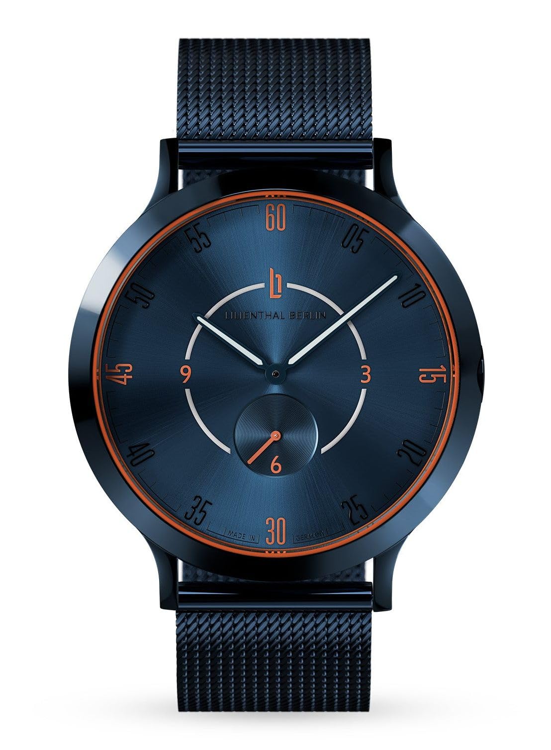 Lilianthal Berlin Small Second Limited Made in Blue Men s Watch, Edition, Germany, L01-LE-015-B023ES, синій
Lilianthal Berlin Small Second Limited Made in Blue Men s Watch, Edition, Germany, L01-LE-015-B023ES, синій