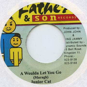 7inch Record JUNIOR CAT - A Woulda Let You Go none Father & Son 1994 Jamaica Reggae, Ska & Dub
7inch Record JUNIOR CAT - A Woulda Let You Go none Father & Son 1994 Jamaica Reggae, Ska & Dub