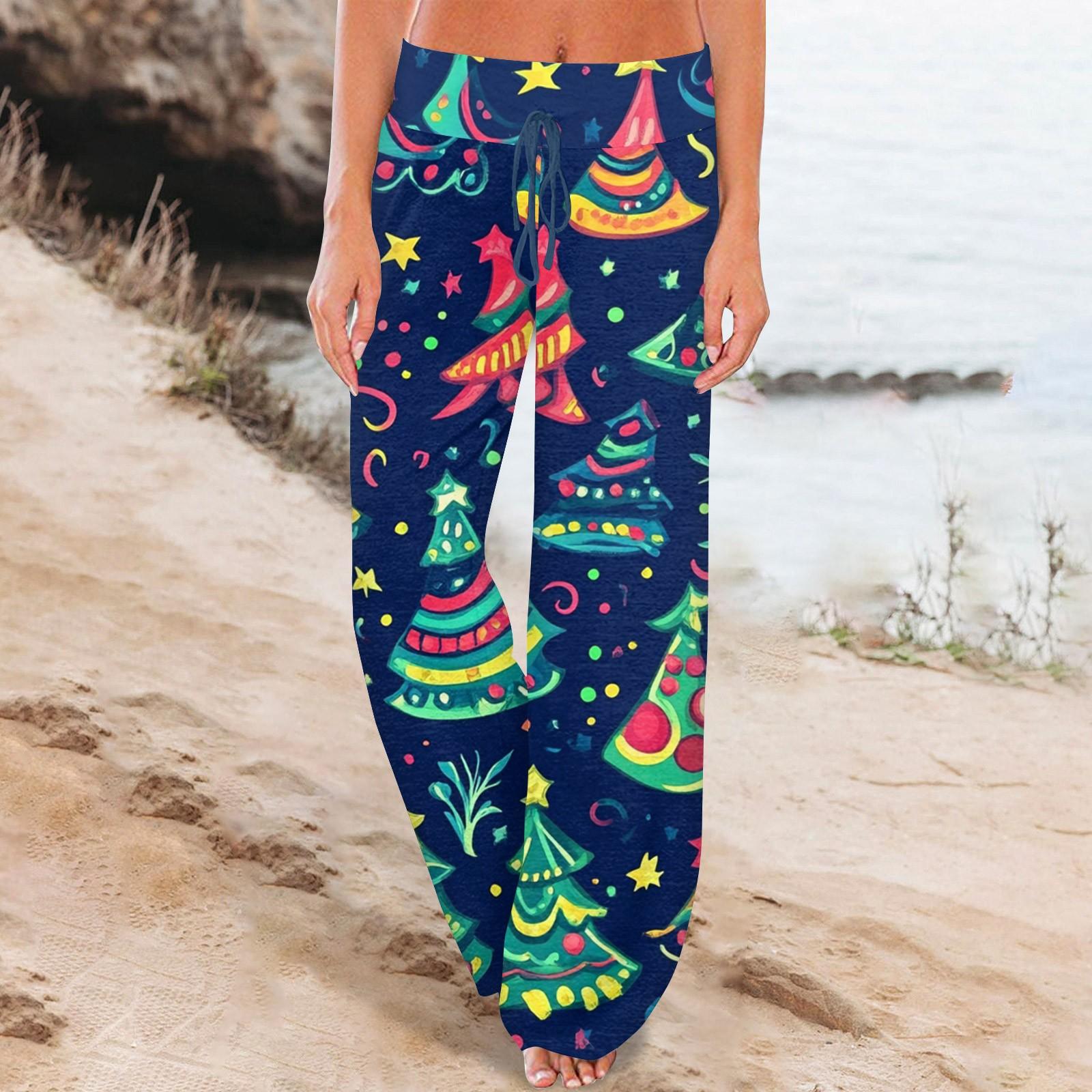 Женские удобные брюки-слип с рождественским принтом, широкие брюки на шнурке, повседневные брюки M синий
Женские удобные брюки-слип с рождественским принтом, широкие брюки на шнурке, повседневные брюки M синий