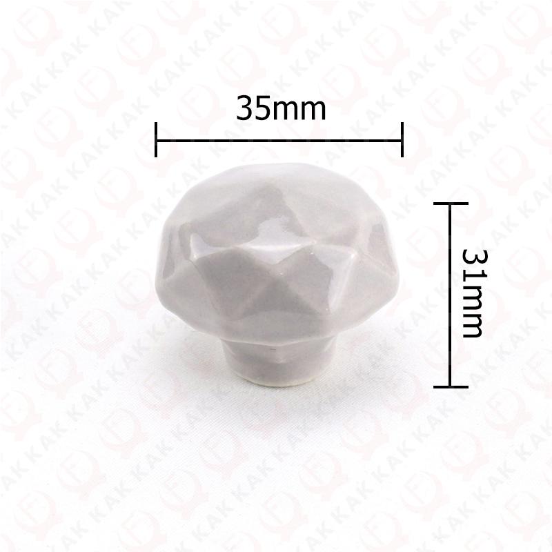 KAK 35mm Colorful Ceramic Cabinet Knobs and Handles Ruby Diamond Kitchen Handle Drawer Knobs for Kids Room Furniture Hardware світло-сірого кольору
KAK 35mm Colorful Ceramic Cabinet Knobs and Handles Ruby Diamond Kitchen Handle Drawer Knobs for Kids Room Furniture Hardware світло-сірого кольору