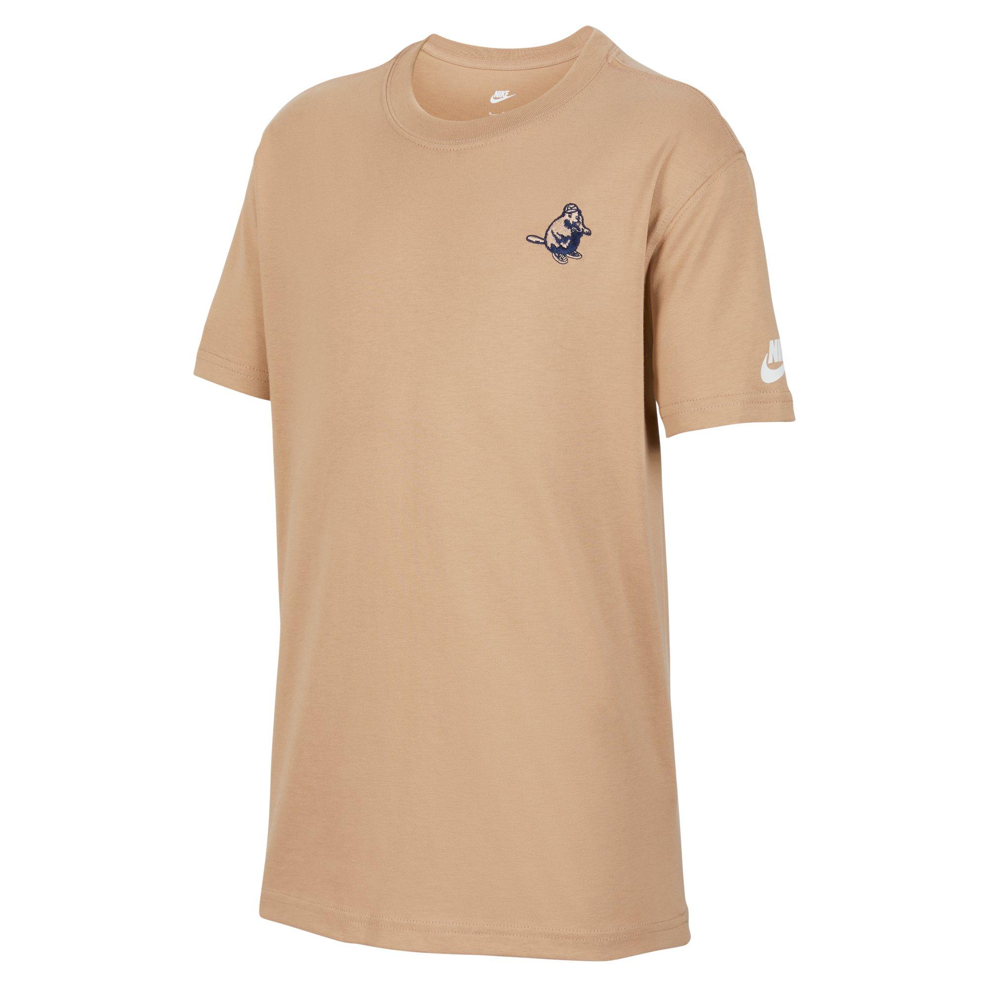 Nike Sportswear Loose Comfortable College Style Beaver Pattern Short Sleeve T-Shirt Kids Tops 200-Ma-Huang IH0830-200 S
Nike Sportswear Loose Comfortable College Style Beaver Pattern Short Sleeve T-Shirt Kids Tops 200-Ma-Huang IH0830-200 S