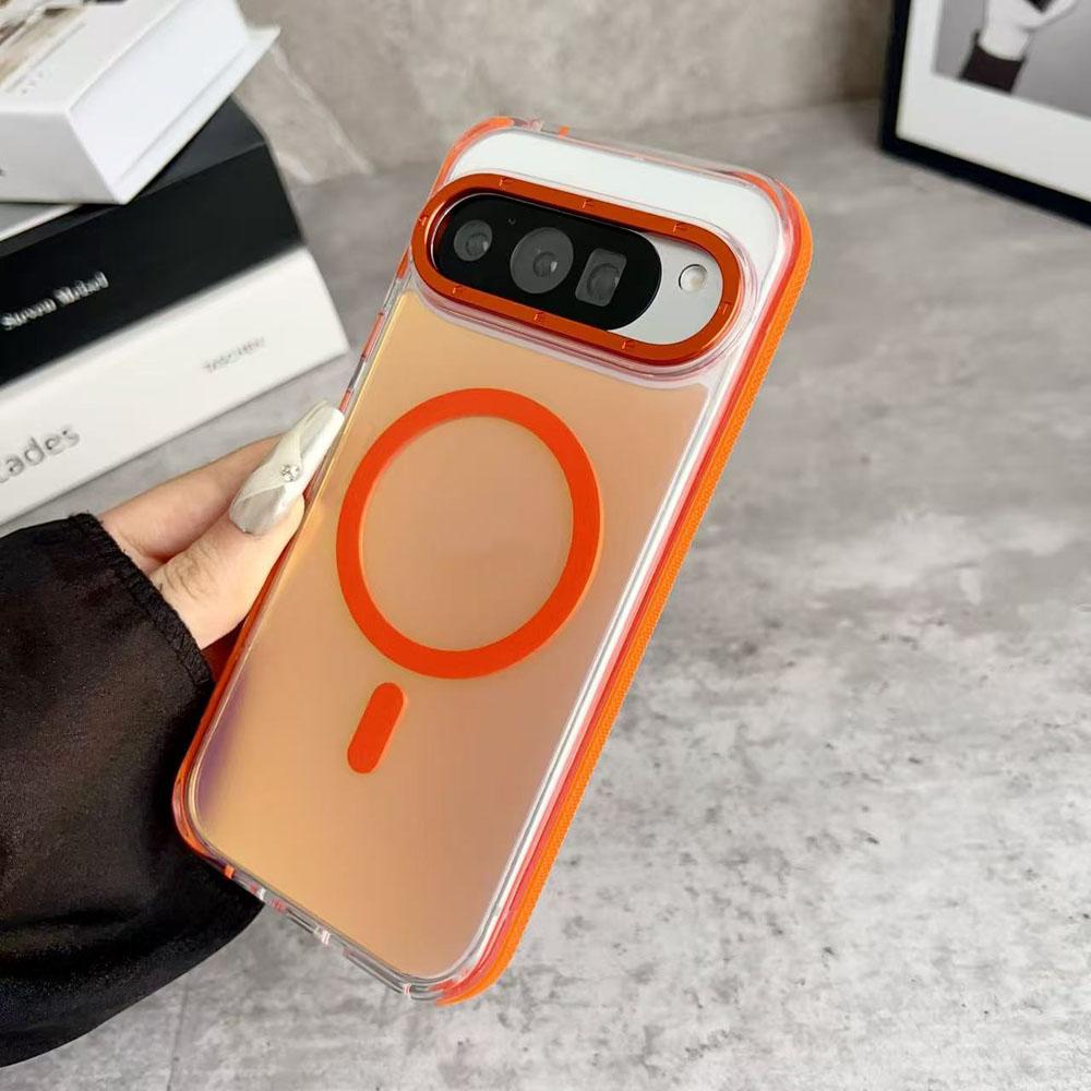 Metal Lens Laser Magnetic Case For Google Pixel 10 9 Pro XL Frosted Translunt Wireless Charging Hard PC Cover Pixel 10Pro XL
Metal Lens Laser Magnetic Case For Google Pixel 10 9 Pro XL Frosted Translunt Wireless Charging Hard PC Cover Pixel 10Pro XL