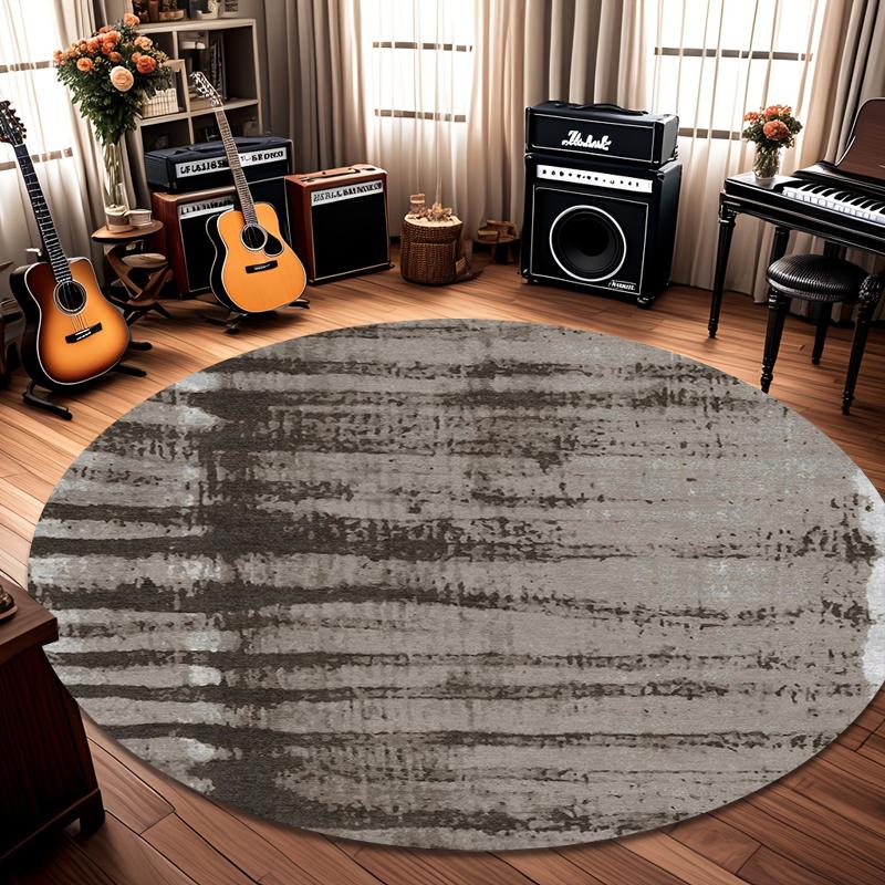 Round Abstract Area Rug Blue Non Slip Washable Floor Mat Retro Distressed Stripe Design Minimalist Carpet for Living Bedroom 80X80CM
Round Abstract Area Rug Blue Non Slip Washable Floor Mat Retro Distressed Stripe Design Minimalist Carpet for Living Bedroom 80X80CM