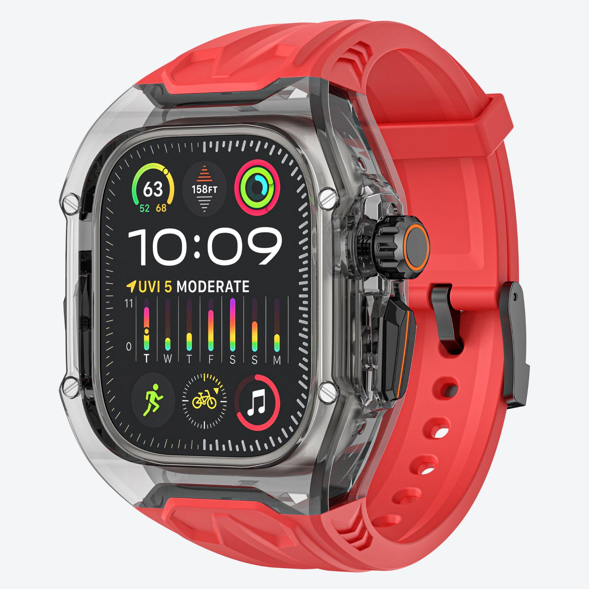 Apple Watch 469MM Color Block Strap S110987 - PC+TPU Cross-border Hot Selling
Apple Watch 469MM Color Block Strap S110987 - PC+TPU Cross-border Hot Selling