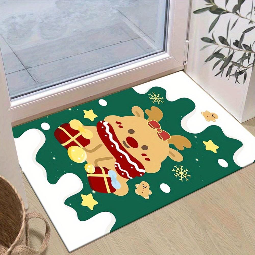 1pc Christmas Themed Rug, Cute Elk Print, Bedside Carpet, Non slip Laundry Room Mat, Machine Washable Water Absorbing Entrance Door Mat, Sui 60cm by 90cm
1pc Christmas Themed Rug, Cute Elk Print, Bedside Carpet, Non slip Laundry Room Mat, Machine Washable Water Absorbing Entrance Door Mat, Sui 60cm by 90cm