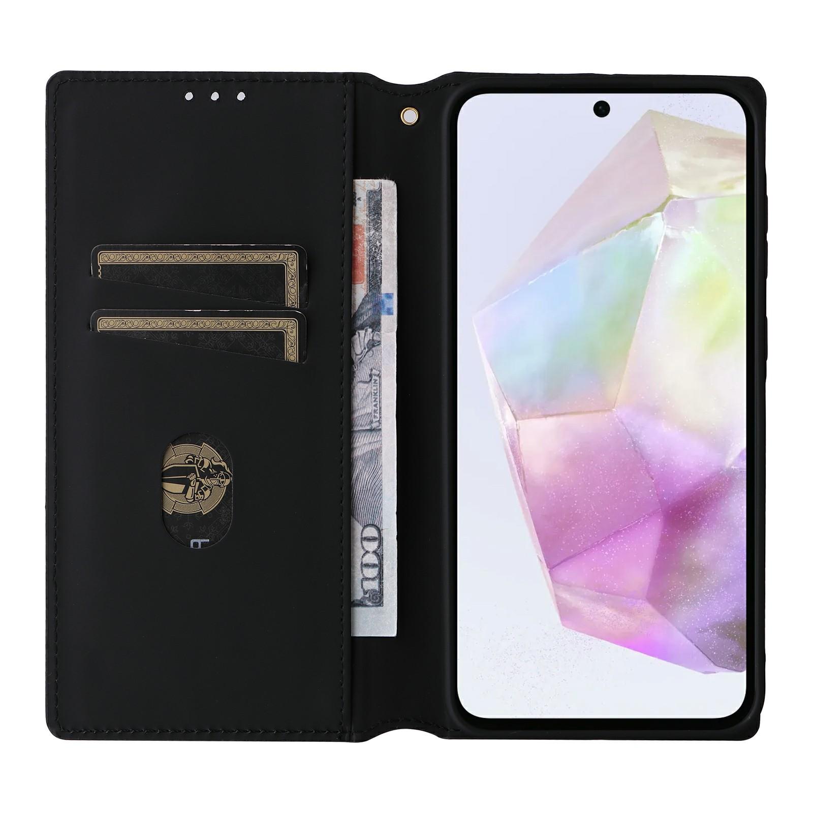 Для Samsung Galaxy A36 5G Wallet Case Шкіряний чохол для телефону з відбитком ромба Black
Для Samsung Galaxy A36 5G Wallet Case Шкіряний чохол для телефону з відбитком ромба Black