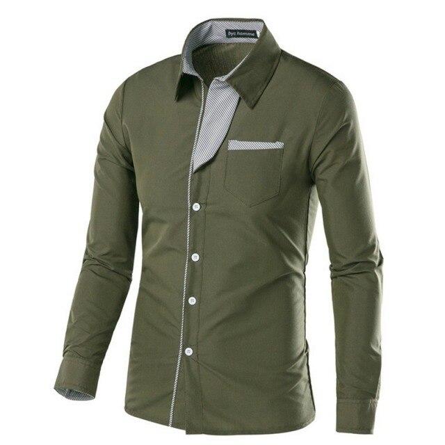 Розпродаж модна чоловіча сорочка з довгим рукавом Camisa Masculina Slim Fit Design Formal Casual Brand чоловіча сорочка XXXXL зелений
Розпродаж модна чоловіча сорочка з довгим рукавом Camisa Masculina Slim Fit Design Formal Casual Brand чоловіча сорочка XXXXL зелений