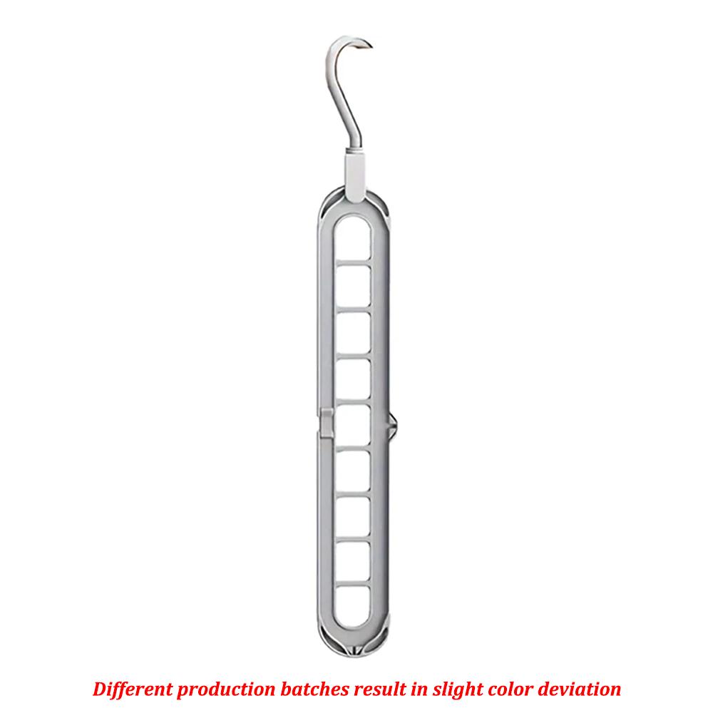 1-5 PCS 9-Hole Space Saving Hanger Multi-Slot Heavy Duty Plastic Organizer for Maximizing Closet & Wardrobe Storage 1pc сірий
1-5 PCS 9-Hole Space Saving Hanger Multi-Slot Heavy Duty Plastic Organizer for Maximizing Closet & Wardrobe Storage 1pc сірий