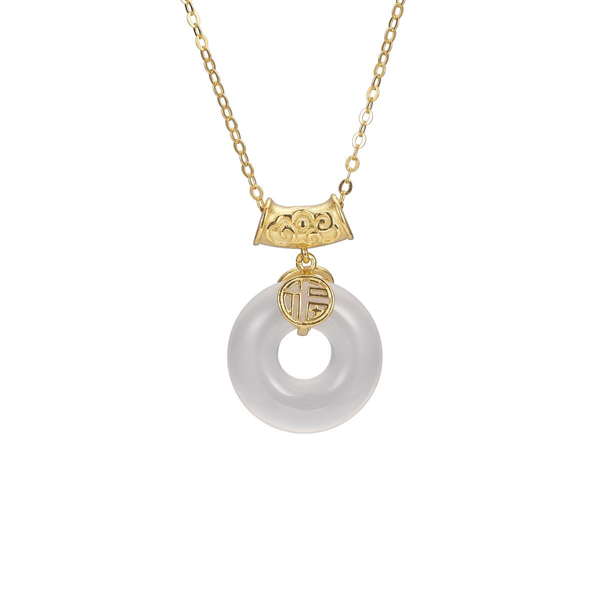 Стерлинговое серебро S925 с покрытием, натуральный высоколедяной халцедон, высокая пряжка-локоть, кулон-пряжка безопасности на удачу, цепочка для ключицы 925 silver
Стерлинговое серебро S925 с покрытием, натуральный высоколедяной халцедон, высокая пряжка-локоть, кулон-пряжка безопасности на удачу, цепочка для ключицы 925 silver