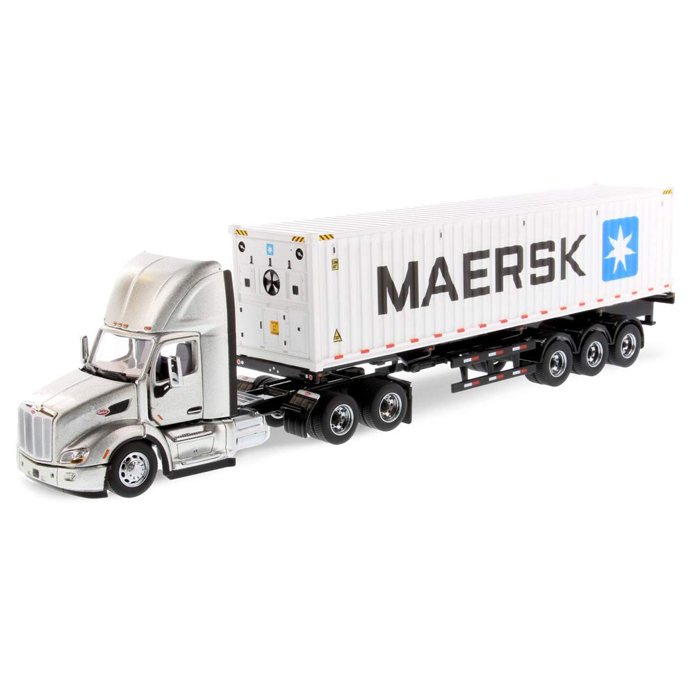 DIECAST MASTERS Peterbilt 579 Tractor 40F Refrigerated Container Silver White Container 71069 Cab, 1/50 белый
DIECAST MASTERS Peterbilt 579 Tractor 40F Refrigerated Container Silver White Container 71069 Cab, 1/50 белый