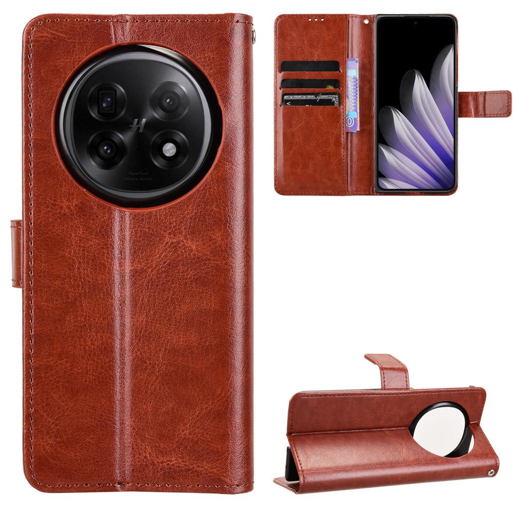 For Oppo Find N5 5G PU Leather Case with Strap Crazy Horse Texture Phone Wallet Cover Brown
For Oppo Find N5 5G PU Leather Case with Strap Crazy Horse Texture Phone Wallet Cover Brown