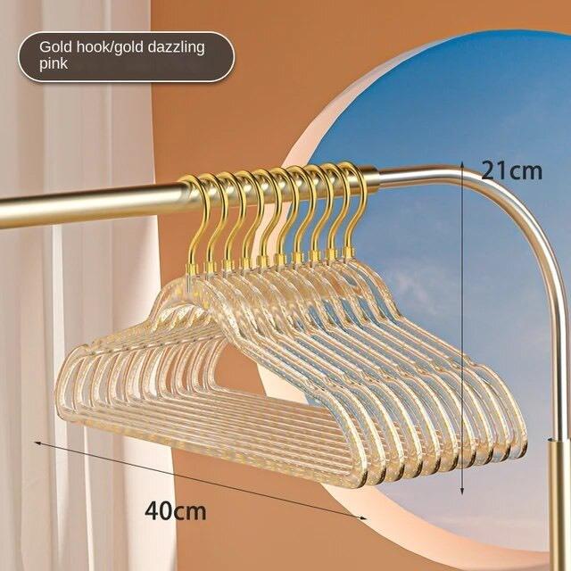 Acrylic Transparent Clothes Hanger Sturdy High Load Bearing Capacity Clothes Hanger Household Anti Slip Plastic Clothes Hangers
Acrylic Transparent Clothes Hanger Sturdy High Load Bearing Capacity Clothes Hanger Household Anti Slip Plastic Clothes Hangers
