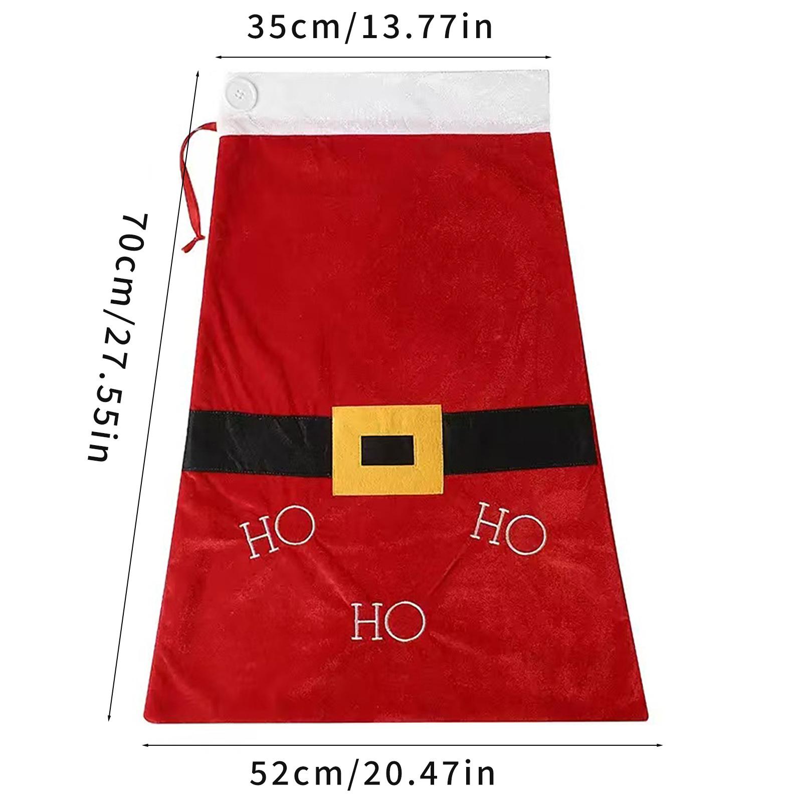 1 Extra-Large Christmas Decoration Creative Drawstring Waist Large Gift Bag Decoration Suitable for Christmas Gift Storage Bags червоний
1 Extra-Large Christmas Decoration Creative Drawstring Waist Large Gift Bag Decoration Suitable for Christmas Gift Storage Bags червоний