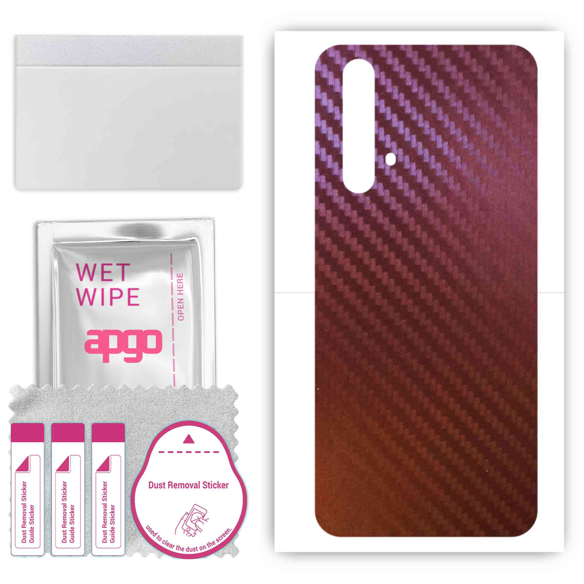 apgo skin sticker film foil vinyl for the BACK compatible with Realme X50 5G, scratch-resistant, easy to install - Carbon Chameleon CAKA5
apgo skin sticker film foil vinyl for the BACK compatible with Realme X50 5G, scratch-resistant, easy to install - Carbon Chameleon CAKA5