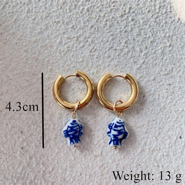 New Chinese style ceramic multi-style earrings Classic fashion party accessories designed for women exquisite earrings
New Chinese style ceramic multi-style earrings Classic fashion party accessories designed for women exquisite earrings