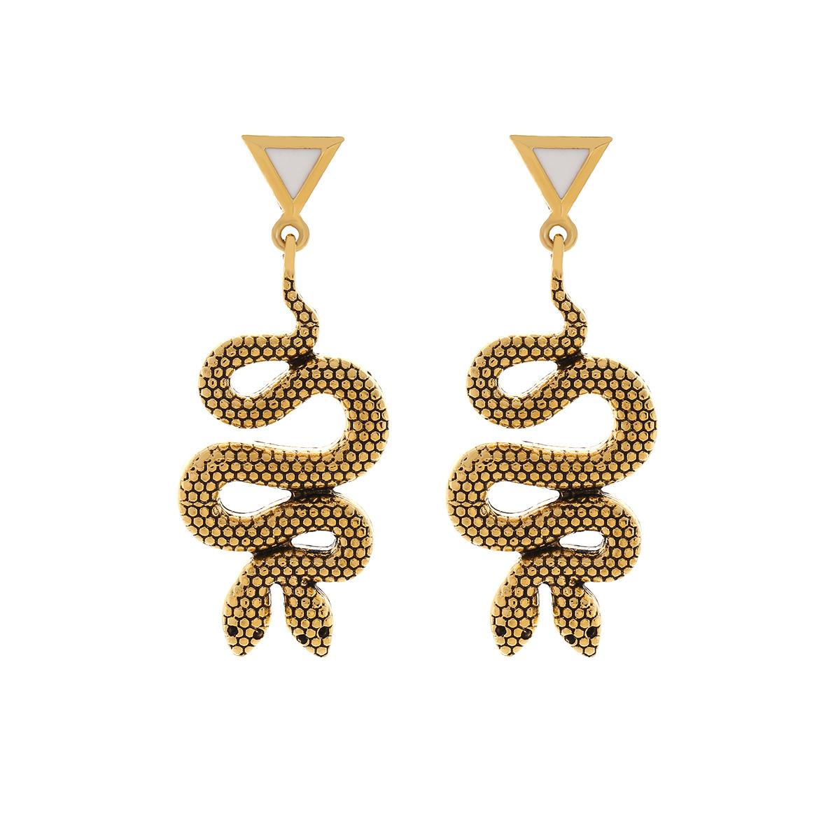 Metal Double Head Snake Texture Geometric Dangle Earrings Women s New Simple Retro Design Zircon Party Accessories белый
Metal Double Head Snake Texture Geometric Dangle Earrings Women s New Simple Retro Design Zircon Party Accessories белый