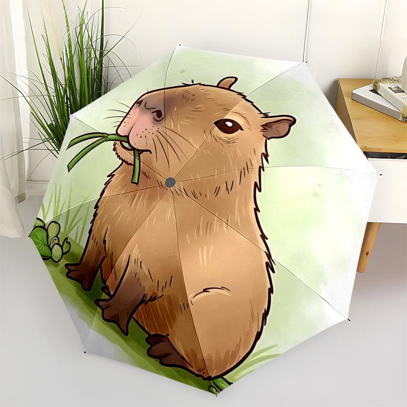Capybara Themed Travel Umbrella 8 Ribs Automatic Opening and Closing,Portable Folding Design,Compact and Stylish Umbrella Suitable for Out
Capybara Themed Travel Umbrella 8 Ribs Automatic Opening and Closing,Portable Folding Design,Compact and Stylish Umbrella Suitable for Out
