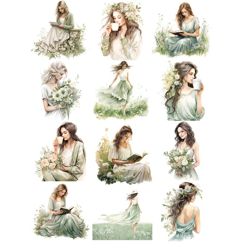 12Pcs/Pack Long Skirt Girl in The Wind Sticker DIY Craft Scrapbooking Album Junk Journal Decorative Stickers
12Pcs/Pack Long Skirt Girl in The Wind Sticker DIY Craft Scrapbooking Album Junk Journal Decorative Stickers