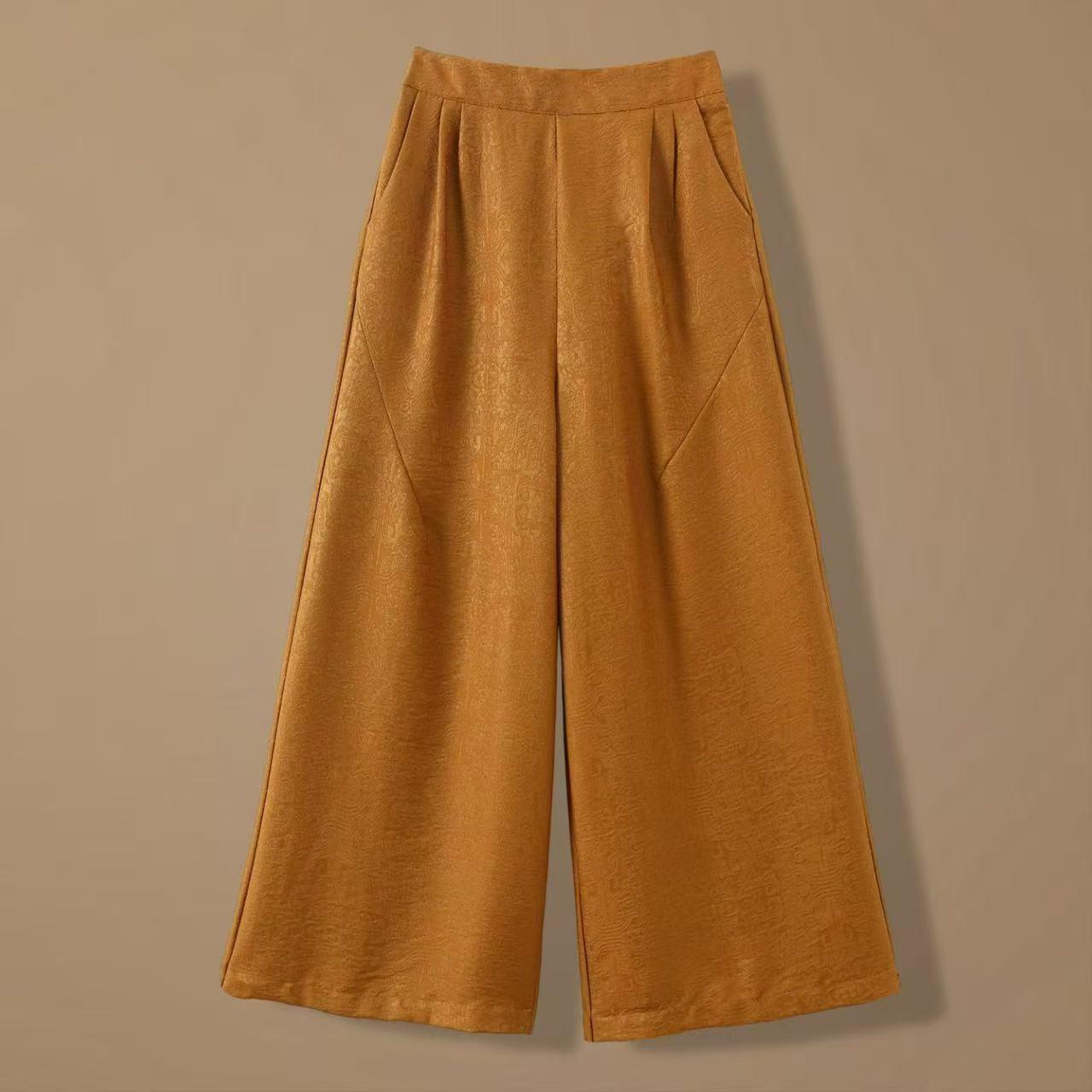 2026 New Chinese Style Women s Wide-Leg Rayon Brocade Pants - Retro Versatile Long Spring/Summer Fashion XL (125-140) жёлтый
2026 New Chinese Style Women s Wide-Leg Rayon Brocade Pants - Retro Versatile Long Spring/Summer Fashion XL (125-140) жёлтый