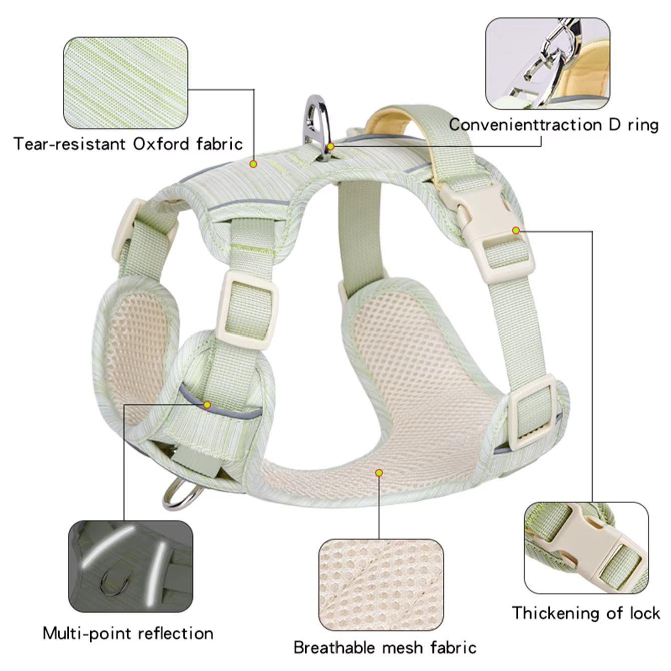 HP302--Soft pet dog harness with durable oxford fabric and breathable mesh inside, Fresh colors design. XXS жёлтый
HP302--Soft pet dog harness with durable oxford fabric and breathable mesh inside, Fresh colors design. XXS жёлтый
