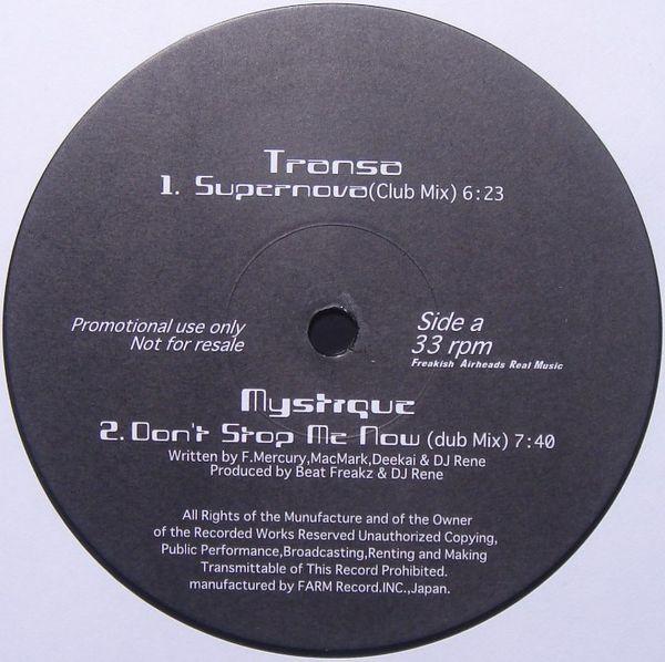 12inch Record TRANSA / MYSTIQUE / ALEX ROCCO - Supernova / Don t Stop Me Now / Set NONE Farm Records 2001 Japan Dance & Electronica Used
12inch Record TRANSA / MYSTIQUE / ALEX ROCCO - Supernova / Don t Stop Me Now / Set NONE Farm Records 2001 Japan Dance & Electronica Used