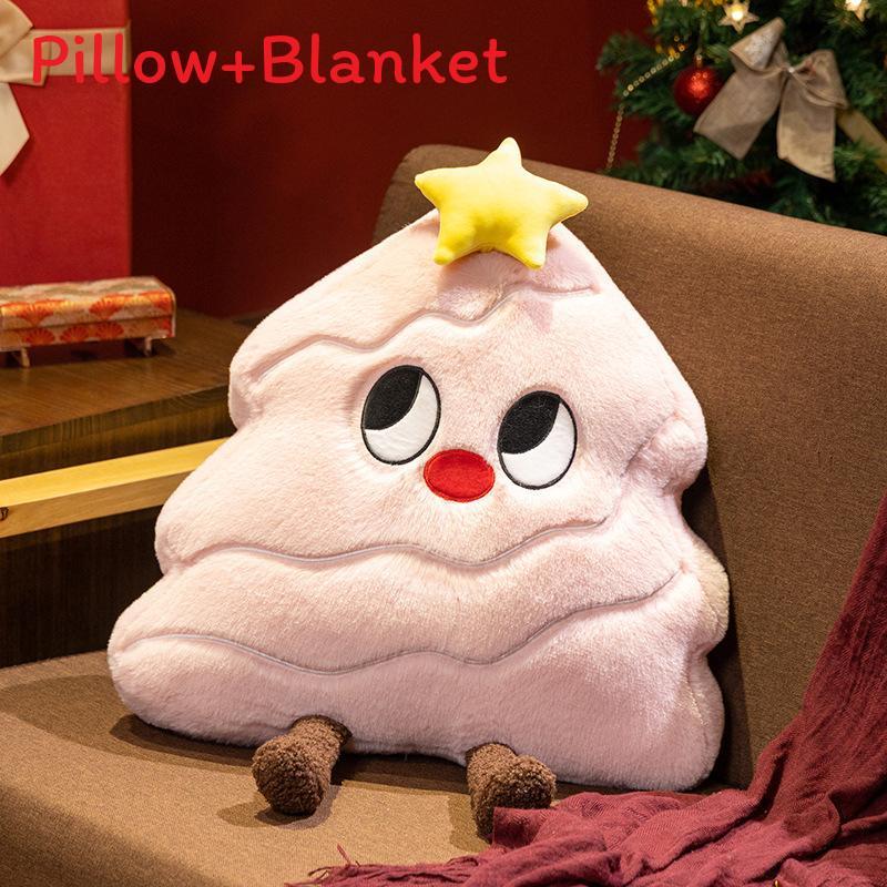 Christmas Tree Plush Pillow With Blanket For Holiday Home Decor рожевий
Christmas Tree Plush Pillow With Blanket For Holiday Home Decor рожевий