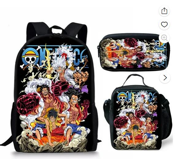 One Piece One Piece School Bag Luffinica Nautical King Student School Bag Backpack Set Three piece set
One Piece One Piece School Bag Luffinica Nautical King Student School Bag Backpack Set Three piece set
