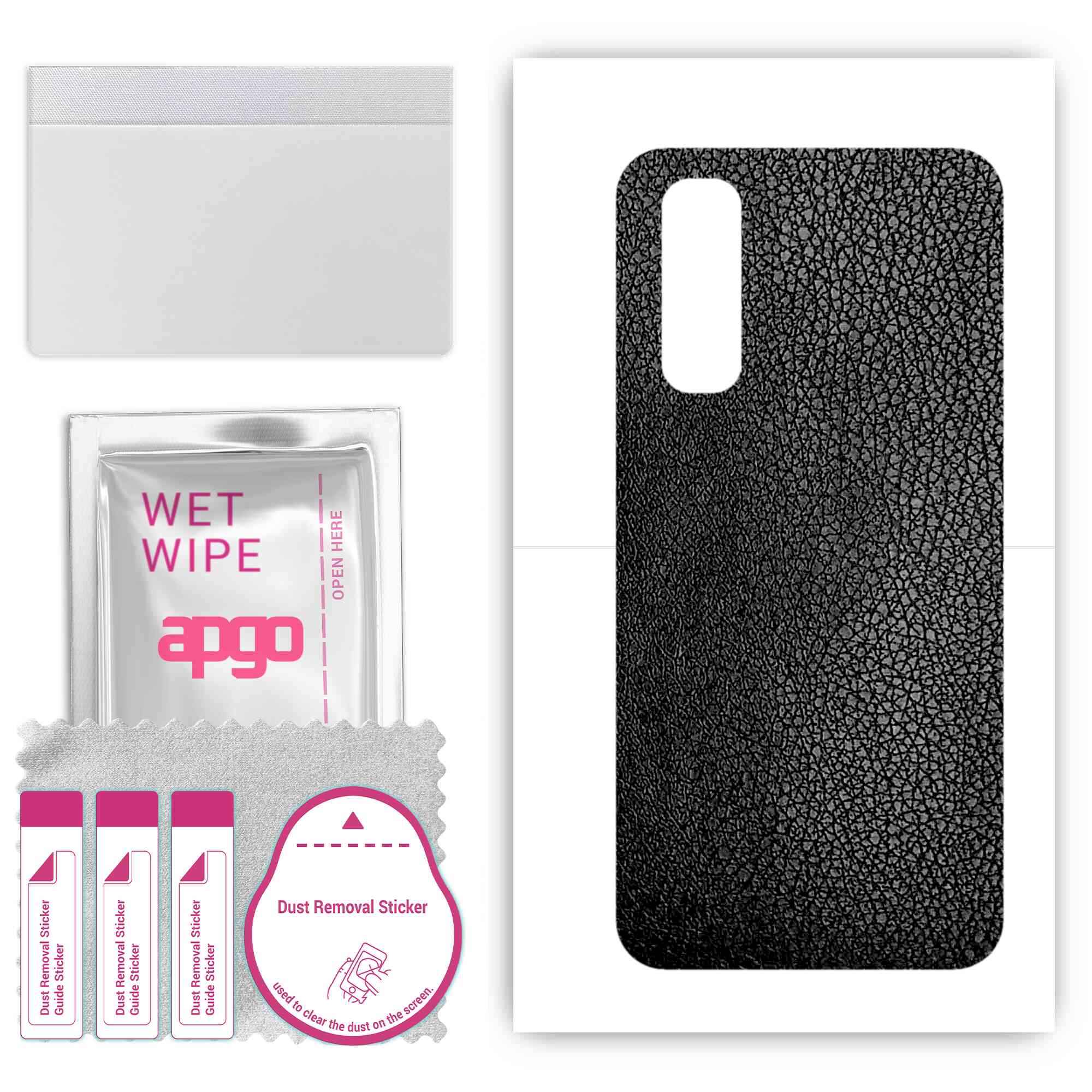 Apgo Protective Skin Sticker for the back compatible with Realme Narzo 30, Wrap Film, Foil, Vinyl - Pattern Black Leather
Apgo Protective Skin Sticker for the back compatible with Realme Narzo 30, Wrap Film, Foil, Vinyl - Pattern Black Leather