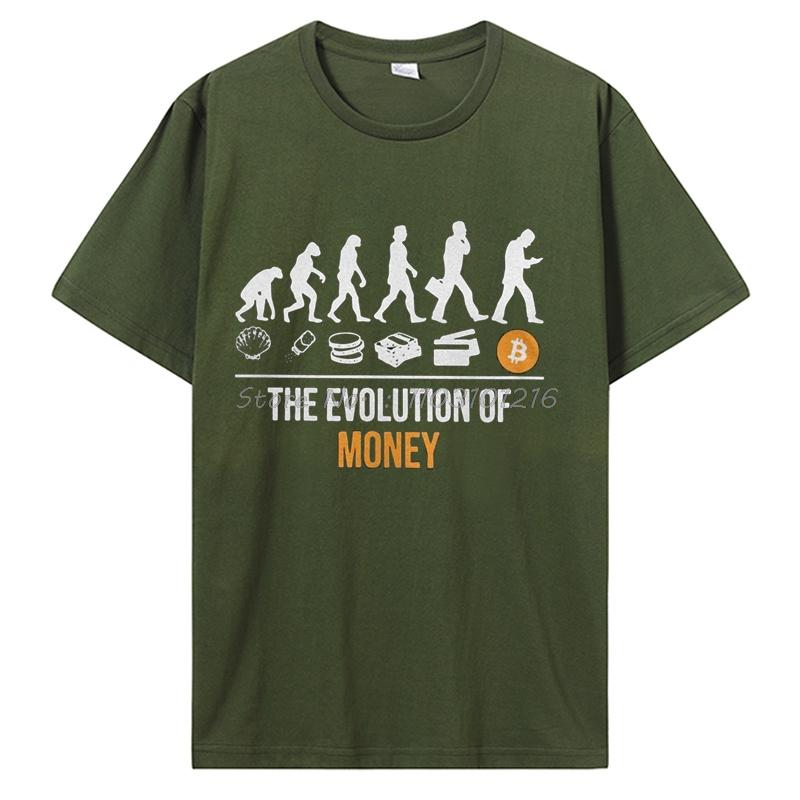 Bitcoin Evolution Of Money Cryptocurrency Tops T-shirt Satoshi Nakamoto Vintage Tees Cotton Tshirt Men s Clothing Oversized 4XL
Bitcoin Evolution Of Money Cryptocurrency Tops T-shirt Satoshi Nakamoto Vintage Tees Cotton Tshirt Men s Clothing Oversized 4XL