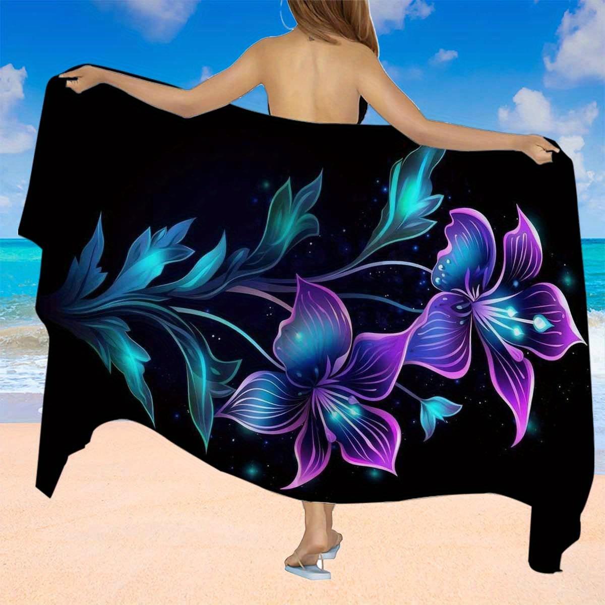 Sarong Top Decorative Beach Towel Skirt, Semi-Transparent Elegant Multi-Wear Bag Skirt for Women W30*H60(CM)
Sarong Top Decorative Beach Towel Skirt, Semi-Transparent Elegant Multi-Wear Bag Skirt for Women W30*H60(CM)