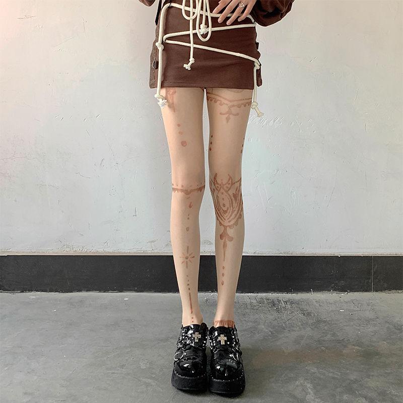 Tattoo Pattern Stockings Summer Women Thin Millennium Hot Girl Flesh Color Pantyhose One Size
Tattoo Pattern Stockings Summer Women Thin Millennium Hot Girl Flesh Color Pantyhose One Size