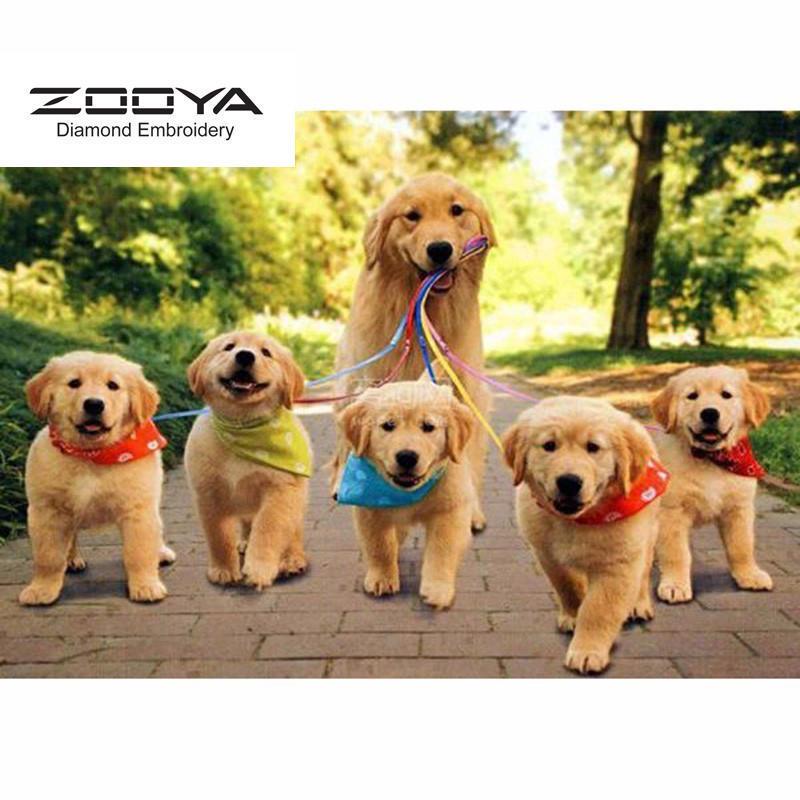 ZOOYA 3D Алмазная вышивка Картина Вышивка крестом Круглый горный хрусталь Картина Шесть щенков
ZOOYA 3D Алмазная вышивка Картина Вышивка крестом Круглый горный хрусталь Картина Шесть щенков