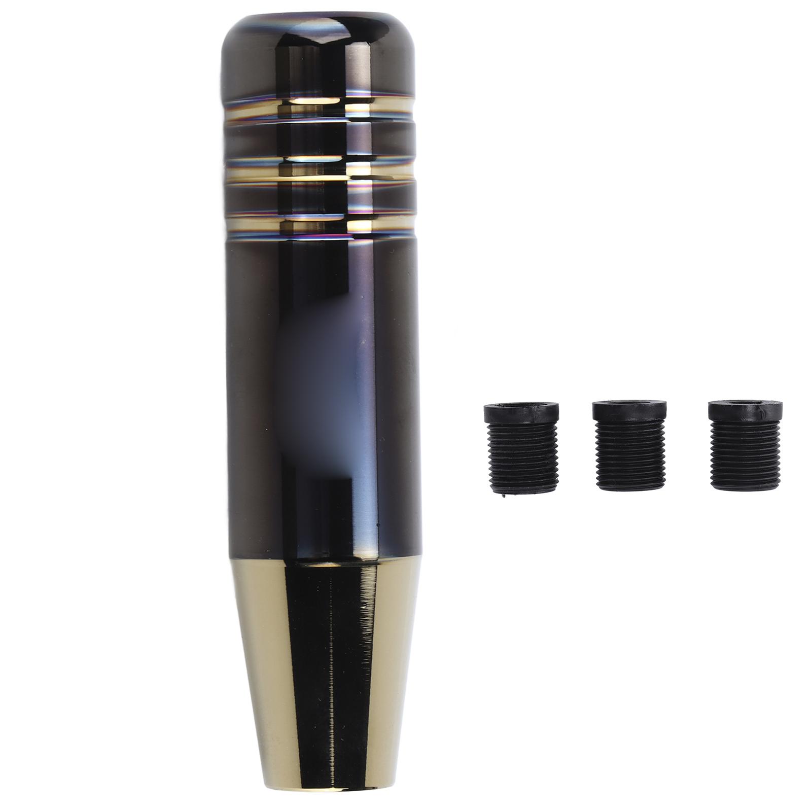 13cm Burnt Blue Gold Gear Shift Knob Shifter Lever Head Aluminium Alloy Universal Auto Parts
13cm Burnt Blue Gold Gear Shift Knob Shifter Lever Head Aluminium Alloy Universal Auto Parts