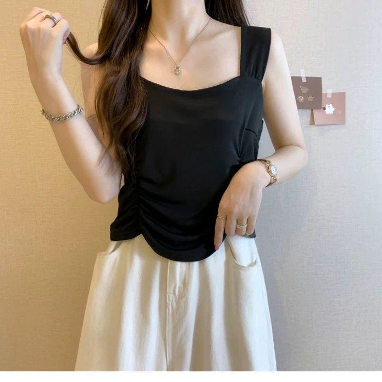 Women s Plus Size Spaghetti Strap Tank - 95% Cotton, Slim Fit, Wrinkled, Sleeveless, Spring/Summer. M (80-100 jin)
Women s Plus Size Spaghetti Strap Tank - 95% Cotton, Slim Fit, Wrinkled, Sleeveless, Spring/Summer. M (80-100 jin)