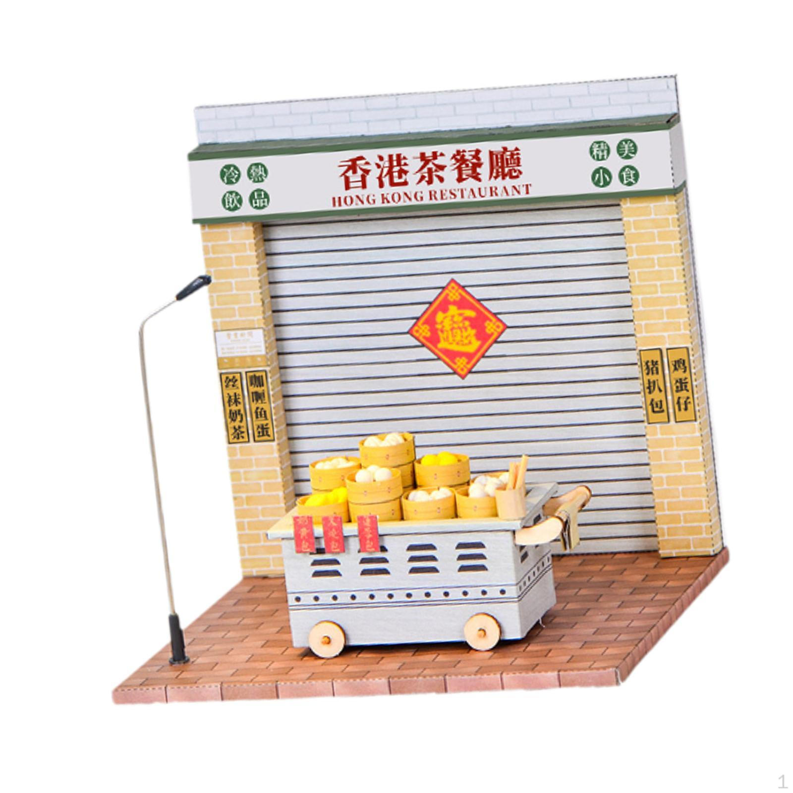 DIY Mini Restaurant Model Handmade Craft Collection Assembly Building Set Creative Room for
DIY Mini Restaurant Model Handmade Craft Collection Assembly Building Set Creative Room for