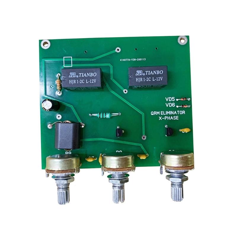 QRM Canceller Eliminator X-Phase 1-30 MHz HF Band PTT Control Finished Eliminator Board Diy Kit for Ham Radio 1
QRM Canceller Eliminator X-Phase 1-30 MHz HF Band PTT Control Finished Eliminator Board Diy Kit for Ham Radio 1