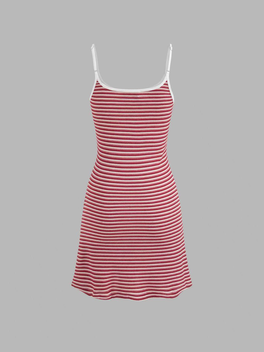 2026 Color Block Stripe Spaghetti Strap Dress S brick червоний колір
2026 Color Block Stripe Spaghetti Strap Dress S brick червоний колір
