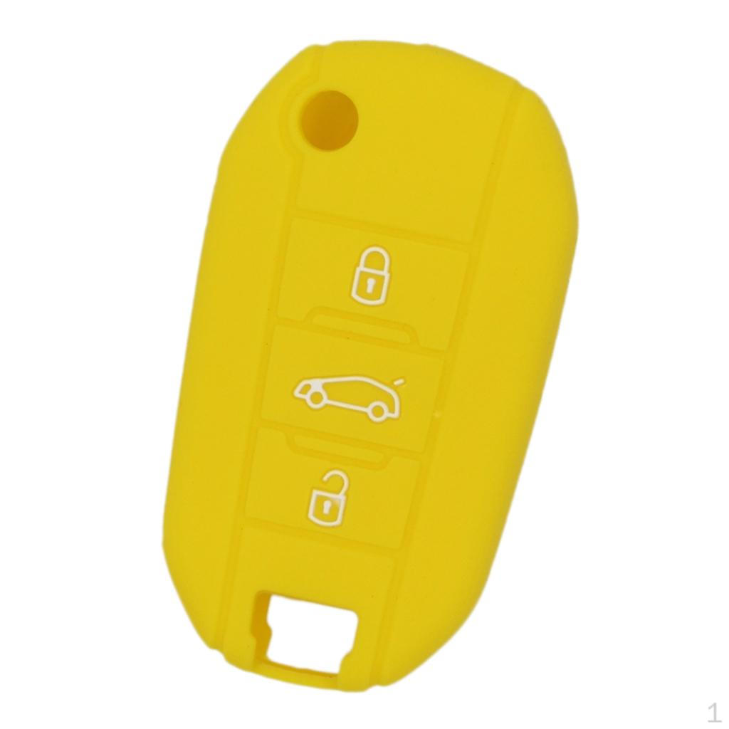 Silicone Car Key Case Cover Fit for Folding Remote Fob Shell 3 Buttons Yellow
Silicone Car Key Case Cover Fit for Folding Remote Fob Shell 3 Buttons Yellow